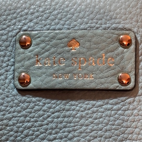 Kate Spade  New York Marian Baxter Street Dusty Mint Leather Crossbody Satchel - Picture 8 of 10